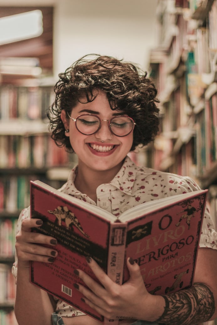 Woman Reading Book